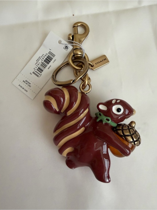 Coach Accessories - Coach Squirrel Keychain Charm NWT HTF
